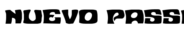Nuevo Passion font preview