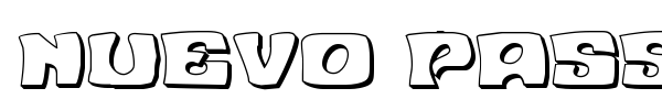 Nuevo Passion font preview