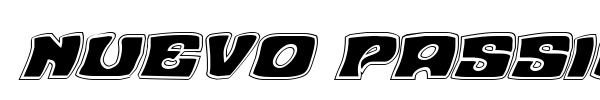 Nuevo Passion font preview