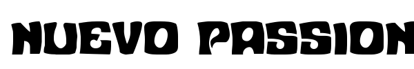 Nuevo Passion font preview