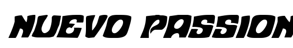 Nuevo Passion font preview