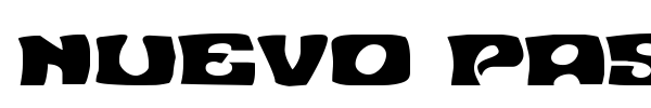 Nuevo Passion font preview
