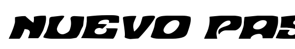 Nuevo Passion font preview