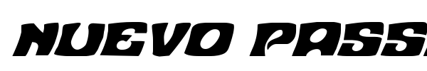 Nuevo Passion font preview
