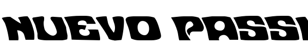 Nuevo Passion font preview