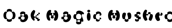 Oak Magic Mushroom font