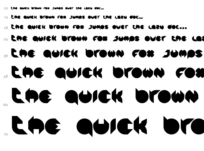 Paula font waterfall