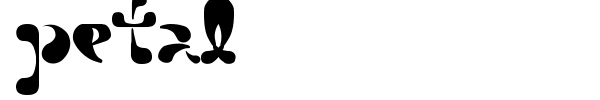 Petal font