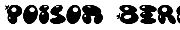 Poison Berries font