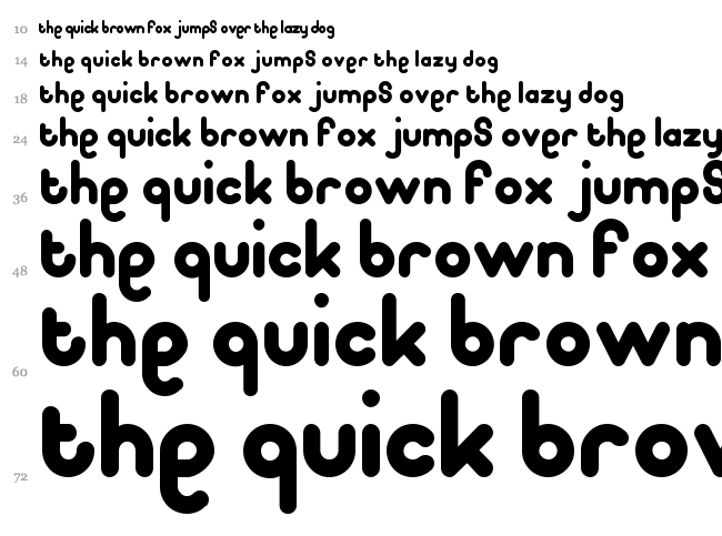 Pooplatter font waterfall