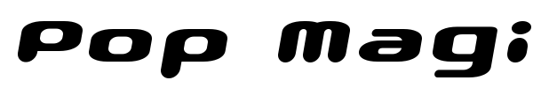 Pop Magic font