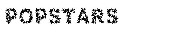 Popstars font preview