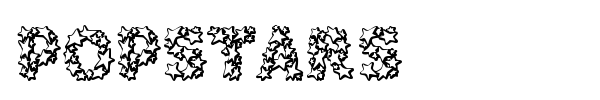Popstars font preview