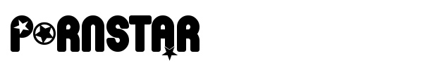 Pornstar font