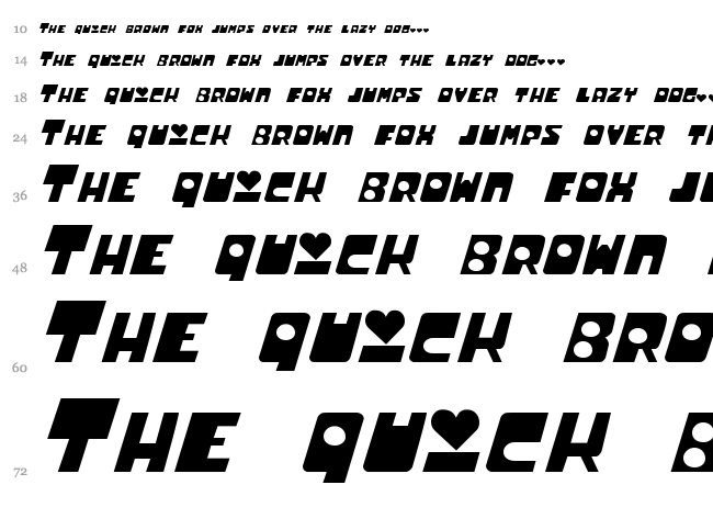 Powerpuff font waterfall