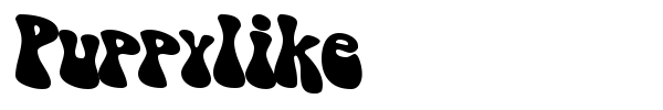 Puppylike font