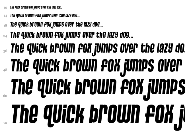 Pussycat Snickers + Sassy font waterfall