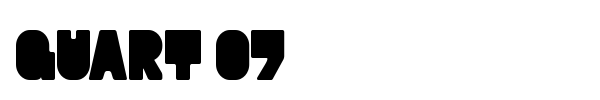 Quart 07 font