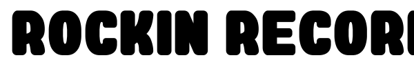 Rockin Record G font