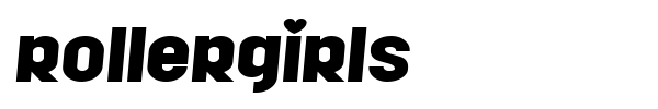 Rollergirls font