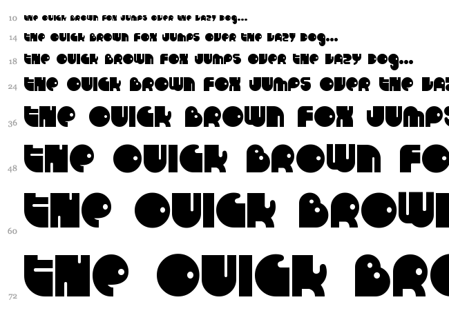 Run Tron 1983 font waterfall