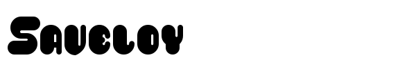 Saveloy font