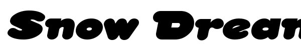 Snow Dream font