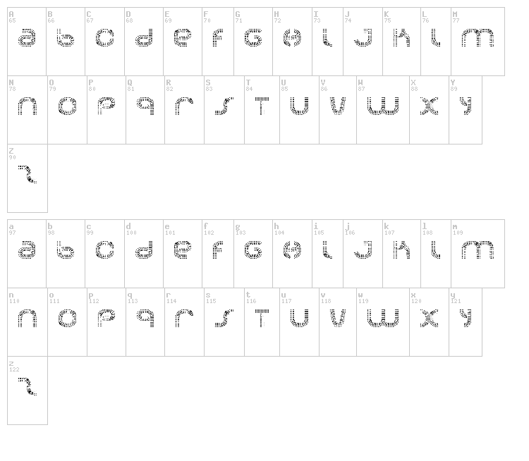 Soda font map