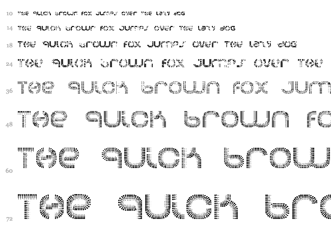Soda font waterfall