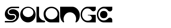 Solange font
