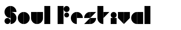 Soul Festival font