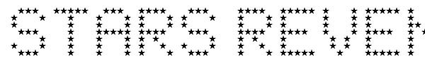 Stars Revenge font preview
