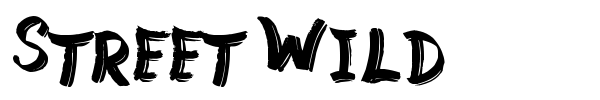 Street Wild font