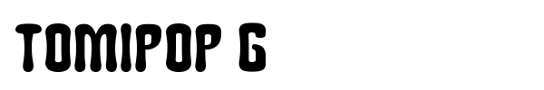 Tomipop G font