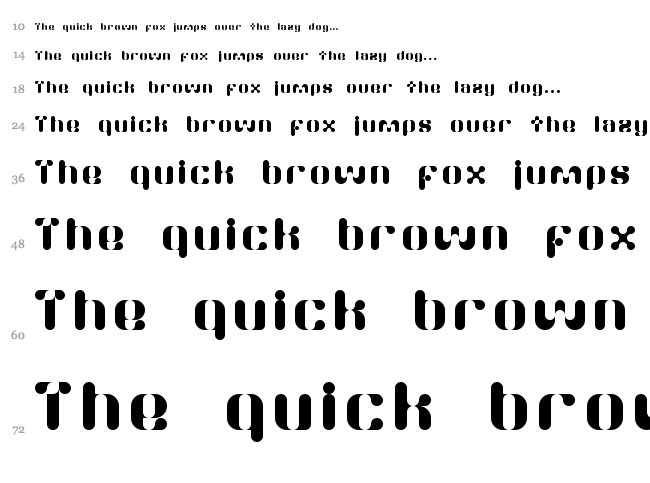 Twitch RC font waterfall