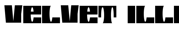 Velvet Illusions font