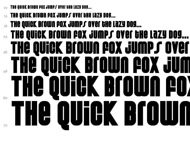 Weltron Special Power / 2001 font waterfall