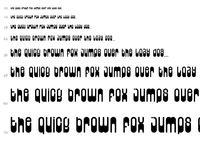 Wunderland font waterfall