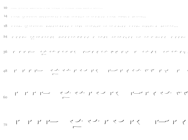 Agreloy font waterfall
