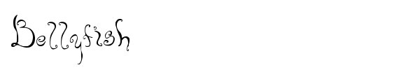 Bellyfish font