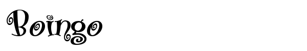 Boingo font