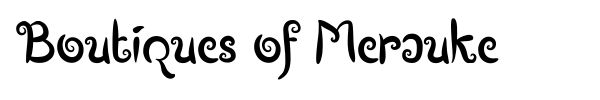 Boutiques of Merauke font