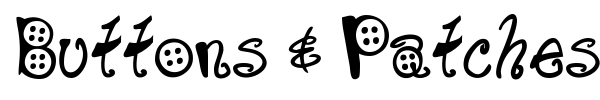 Buttons & Patches font