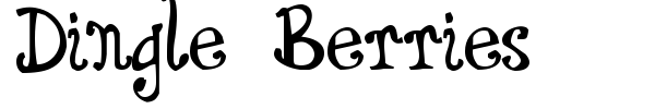 Dingle Berries font
