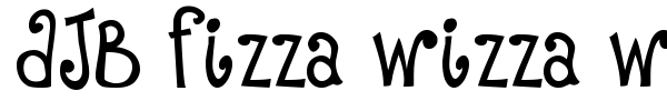 DJB Fizza Wizza Wowza font