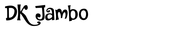 DK Jambo font