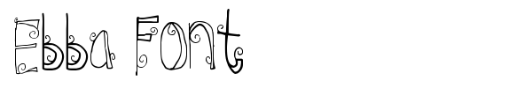 Ebba Font font