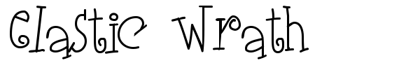 Elastic Wrath font