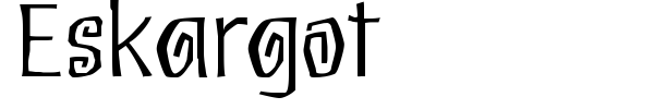 Eskargot font