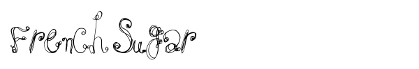 French Sugar font